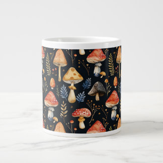 Wald-Pilz und Fern Jumbo-Tasse