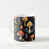 Wald-Pilz und Fern Kaffeetasse (Vorderseite Links)