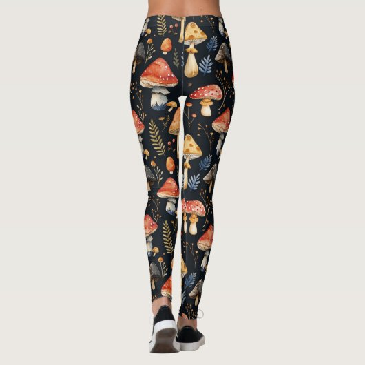 Wald-Pilz und Fern Leggings (Rückseite)