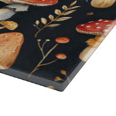 Wald-Pilz und Fern Schneidebrett (Ecke)