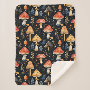 Wald-Pilz und Fern Sherpadecke