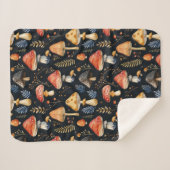 Wald-Pilz und Fern Sherpadecke (Vorderseite (Horizontal))