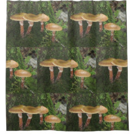Wald-Pilze Duschvorhang
