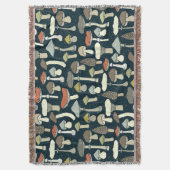 Wald Pilze Muster rustikal Decke (Vorderseite Vertikal)