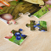 Wald-Pilze-Pflanze Name Puzzle (Seite)