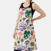 Wald Pilze Vintage Textur Schürze (InSitu)