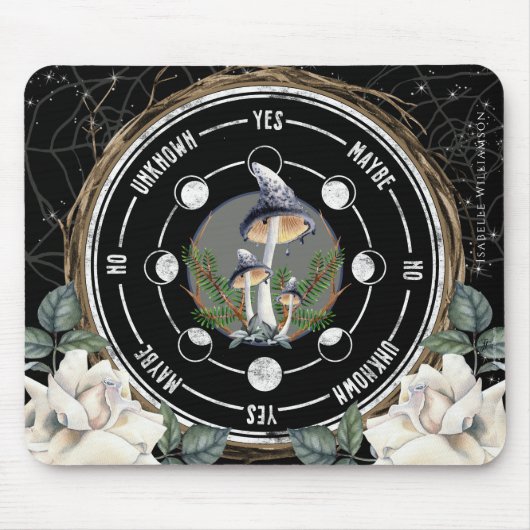 Wald Pilzsaal Fungi Forest Psychische Pendeln Mousepad (Vorne)