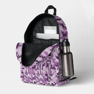 Wald-Pink-Militär-Tarnmuster Bedruckter Rucksack