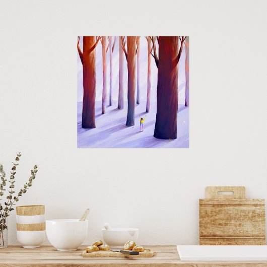 Wald Poster (Küche)