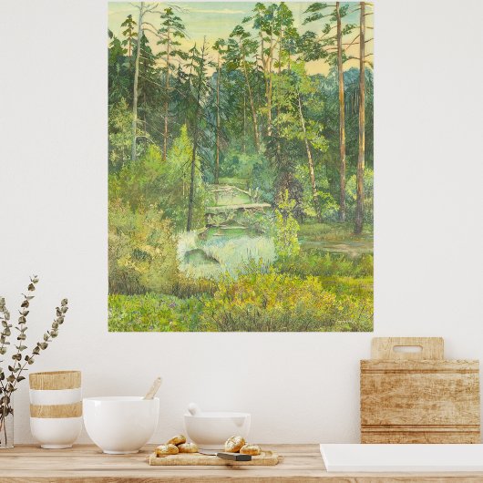 Wald Poster (Küche)