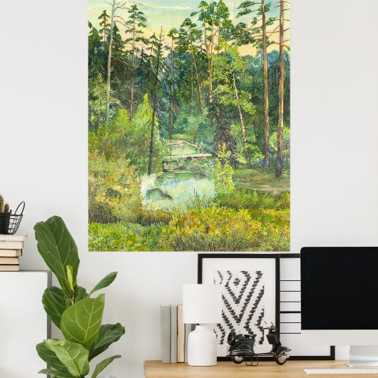 Wald Poster (Heimbüro)