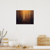 Wald Poster (Küche)