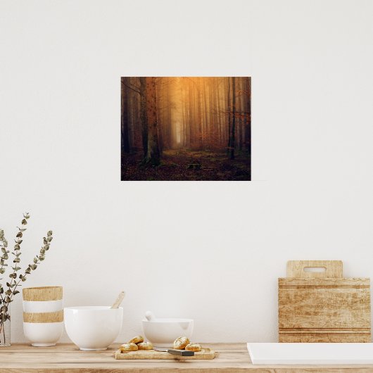 Wald Poster (Küche)