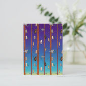 Wald Postkarte (Stehend Vorderseite)