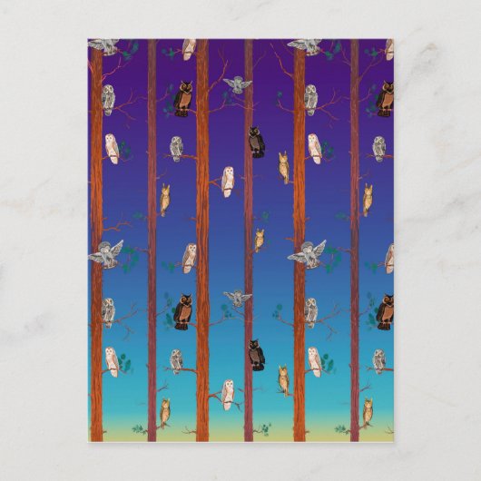 Wald Postkarte (Vorderseite)