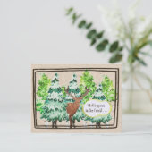 Wald Postkarte (Stehend Vorderseite)