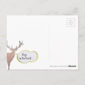 Wald Postkarte (Rückseite)