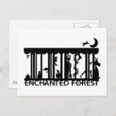 Wald Postkarte (Vorne/Hinten)