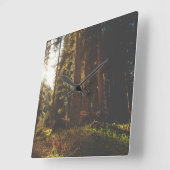 Wald Quadratische Wanduhr (Winkel)