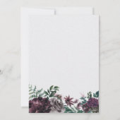 Wald Quinceañera 15. Geburtstag Einladung (Rückseite)