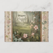Wald Raffle Diapper Begleitkarte (Vorderseite)