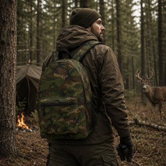 Wald-Recon-Waldtarnmuster Bedruckter Rucksack