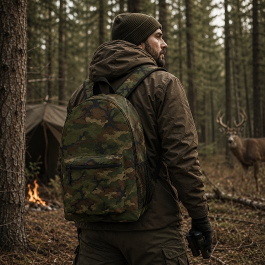 Wald-Recon-Waldtarnmuster Bedruckter Rucksack