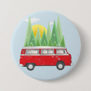 Wald Retro Van Button