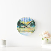 Wald Runde Wanduhr (Zuhause)