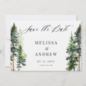 Wald Save the Date (Vorderseite)