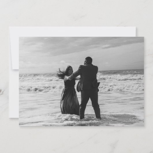 Wald Save the Date (Rückseite)