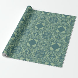 Wald-Schneeflocken  Geschenkpapier