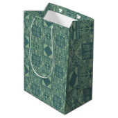 Wald-Schneeflocken  Mittlere Geschenktüte (Rückseite Schrägansicht)