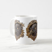 Wald-Schnitzerei-Kaffeetasse Kaffeetasse (Vorderseite Links)