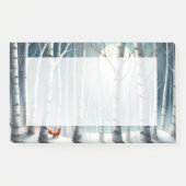 Wald Schreibtisch Haftnotizen - Post-It Notes Klebezettel (Vorderseite)