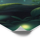 Wald-Schutzgeist-Fantasy-Art-Poster Poster (Ecke)