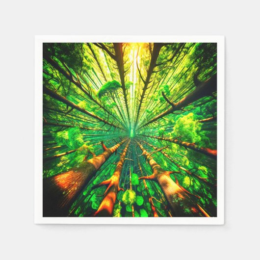 Wald Serviette (Vorderseite)