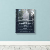 Wald & Sonne tun es auf jeden Fall Leinwanddruck (Insitu (Holzboden))