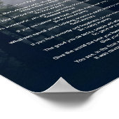 Wald & Sonne tun es auf jeden Fall Poster (Ecke)