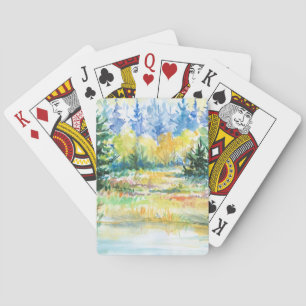 Wald Spielkarten