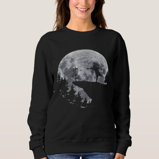 Wald-Sport Frisbee-Golf-Spieler-Scheibe Sweatshirt (Vorderseite)