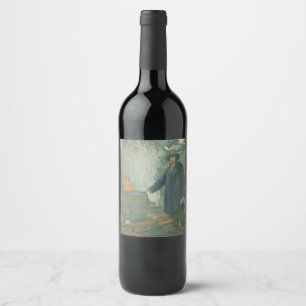 Wald Stille Schwarzbrenner White Lightning Schnaps Weinetikett