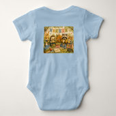 Wald-Studienfreunde Picknick Baby Strampler (Rückseite)