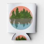 Wald Sunset Nature Pine Trees Dosenkühler (Vorderseite)