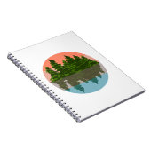 Wald Sunset Nature Pine Trees Notizblock (Rechte Seite)