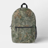 Wald-Tarnmuster Bedruckter Rucksack (Vorderseite)