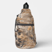 Wald-Tarnmuster Crossbody Bag (Vorderseite)