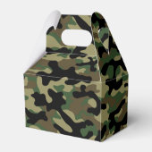 Wald-Tarnmuster Khaki  Geschenkschachtel (Rückseite)