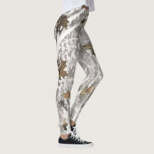 Wald-Tarnmuster Leggings (Rechts)