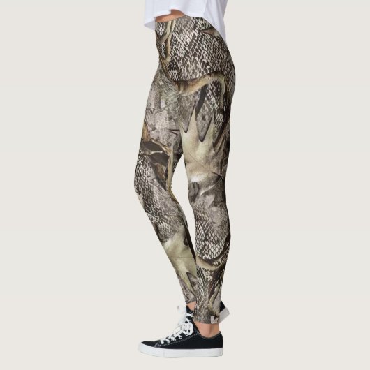 Wald-Tarnmuster Leggings (Links)